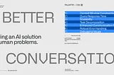 A Better Conversation (Palantir CSE #1)