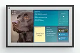 Echo Show 15 screen showing Amazon Photos