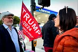 So there was a Trump table outside Sunset Night Market