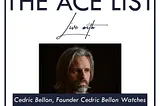 The Ace List live with Cedric Bellon, founder of Cedric Bellon Sustainable Tool Watches, on 29th of…