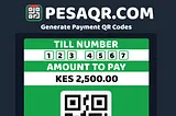 I built an app to generate Payment QR Codes for M-PESA