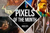 Pixels of the Month: AI-generated video, female fashion, and chalk art