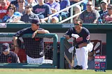 Brody Chernoff, son of Cleveland Indians General Manager, makes first and probably last appearance…