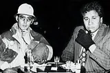 Thompson and Acosta at Ceasar’s Palace; photographer unknown