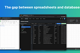 Should spreadsheets and databases be mutually exclusive?