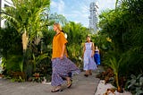 A photo of models walking in Jason Wu’s show during NY Fashion Week in September 2020.