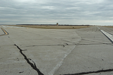 Photo of two runways.