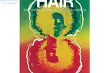 1968 original Broadway cast album cover for HAIR