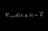 Optimization Made Trivial: the Lagrange Multiplier