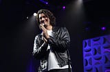 Adam Neumann, founder of WeWork, speaks on stage at the WeWork San Francisco Creator Awards.