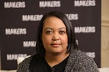 A portrait photo of Backstage Capital founder and CEO, Arlan Hamilton, at The 2019 MAKERS Conference on February 7, 2019.