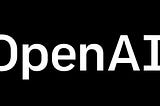 OpenAI company text logo