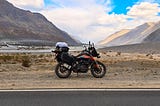 Motorcycle in Ladakh