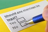 Voting Ticket: Should Gay Marriage Be Legal — No
