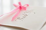 A Gratitude Note