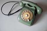 A vintage landline phone