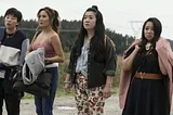 Sabrina Wu, Ashley Park, Sherry Cola, and Stephanie Hsu in Joy Ride | © Lionsgate