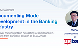 Documenting Model Development in the Banking Industry