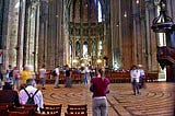 labyrinth in Chartres cathedral France