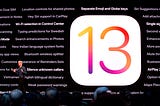 Craig Federighi, Apple’s senior vice president of software engineering, talks about the upcoming iOS 13 at WWDC 2019.