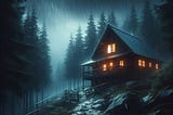 Gabriel’s cabin in the woods