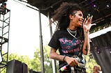 Rico Nasty performing at Afropunk Fest 2019 in Brooklyn.