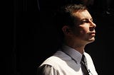 Democratic presidential candidate Pete Buttigieg waits to speak on Latino issues at Cal State LA on November 17, 2019.
