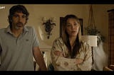 Chris Messina and Kaley Cuoco in Based on a True Story | Credit: Peacock