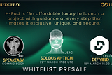 Solidus AITECH Is Having Their Whitelist Presale on H-PAD, Everything That You Need to Know