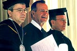 President Bush’s 2000 visit still resonates with Monmouth College alumni