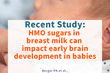 Recent Study: HMO sugars in breast milk can impact early  brain development in babies
