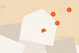 Open envelope with notification indicators