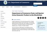 U.S. GDP Data Published On-Chain Across 9 Blockchains