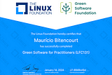 Certificação Green Software for Practitioners