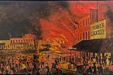 ‘Great Monmouth Fire’ preceded Chicago blaze by months
