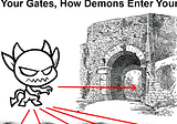 Satan enters human body 7 doors from where evil enters