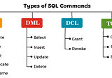 DDL and DML in the database