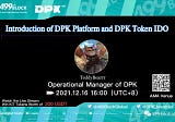 DPK - New Star NFT Platform for GameFi