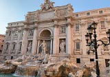 The Most Beautiful Fountain in Rome, Trevi Fountain