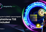 SingularityDAO Launchpad: SophiaVerse TGE Concluded