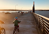 Pedaling my way to the 520 bridge