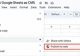 Using Google Sheets as a CMS