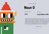 Nouns DAO — A Template for the Future of Decentralized Governance