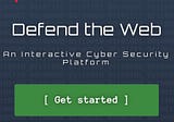 DEFEND THE WEB INTRO 1–7 CHALLENGES