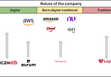 Type of company vs digital maturity
