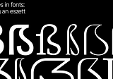 Ligatures in fonts: Creating eszetts