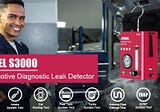 Car Smoke Leak Detector EVAP Pipe Smoking Generator Automotive Pipe Leakage Analyzer Tester Vacuum…