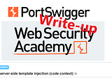 Write-up: Basic server-side template injection (code context) @ PortSwigger Academy