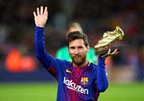 Messi co may giay vang tinh den hien nay
