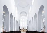 Sacred Spaces: The Grand Interiors of Modern Churches Across Europe and Japan by Thibaud Poirier